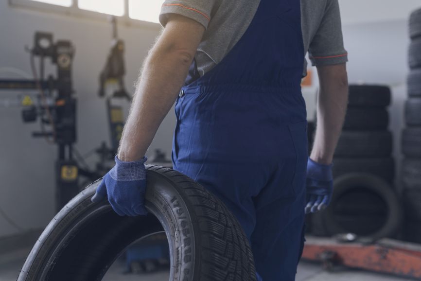 mechanic checks budget tyres to avoid before fitting